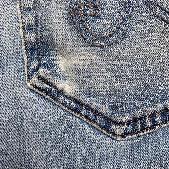 Adriano Goldschmied Men's Blue The Protege Straight Leg Cotton Jeans Size 31 - Picture 4 of 11